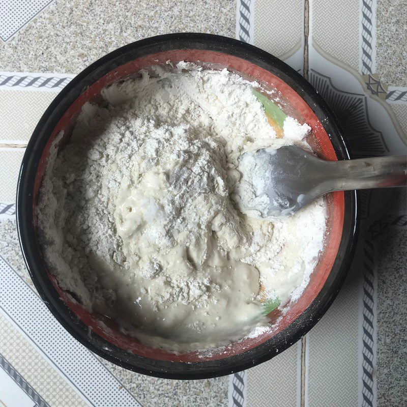 Step 2 Mix the batter for Sweet Potato Cake