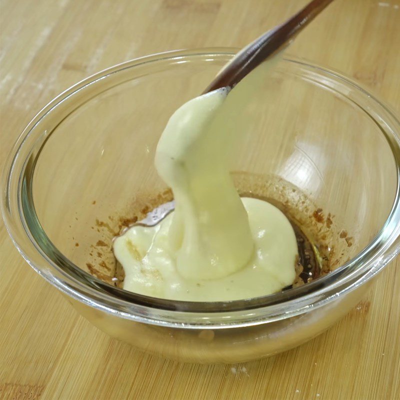 Step 3 Making coffee and finishing the dough Coffee steamed sponge cake