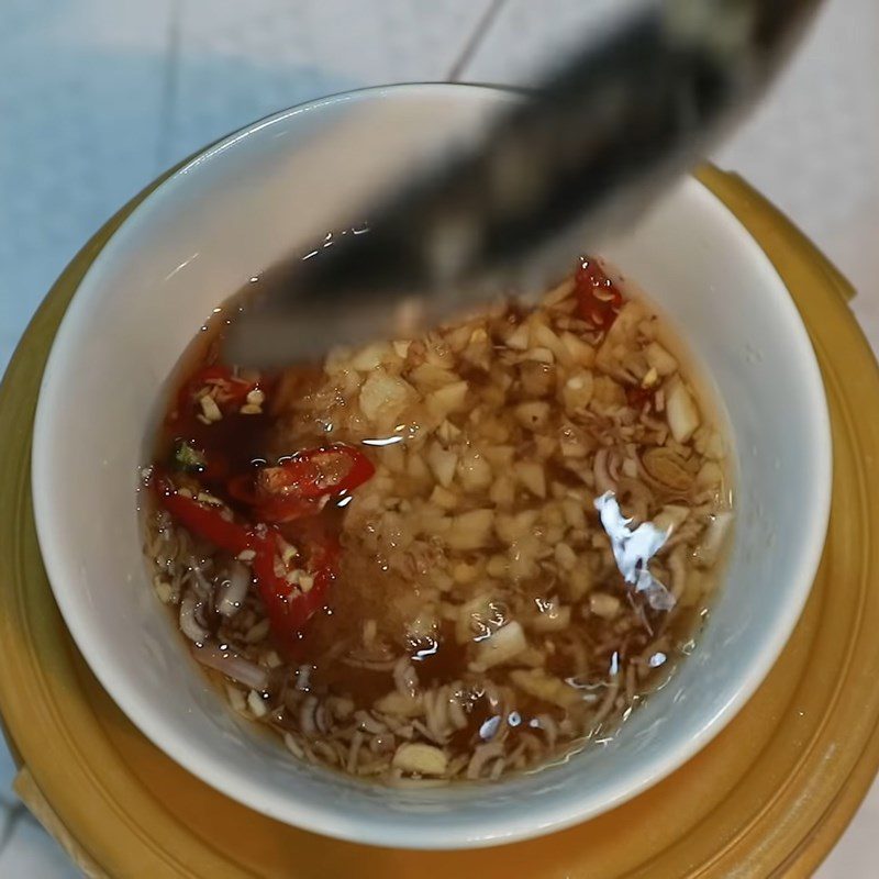 Step 4 Making dipping sauce Crispy sardines