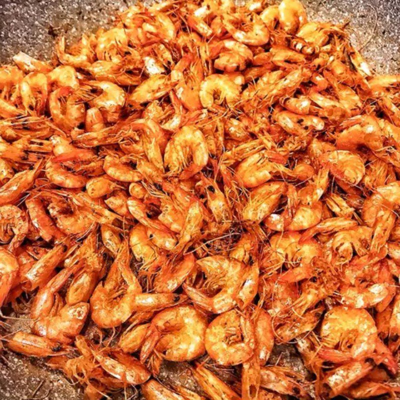 Step 2 Sauté the shrimp for rice cake with shrimp filling