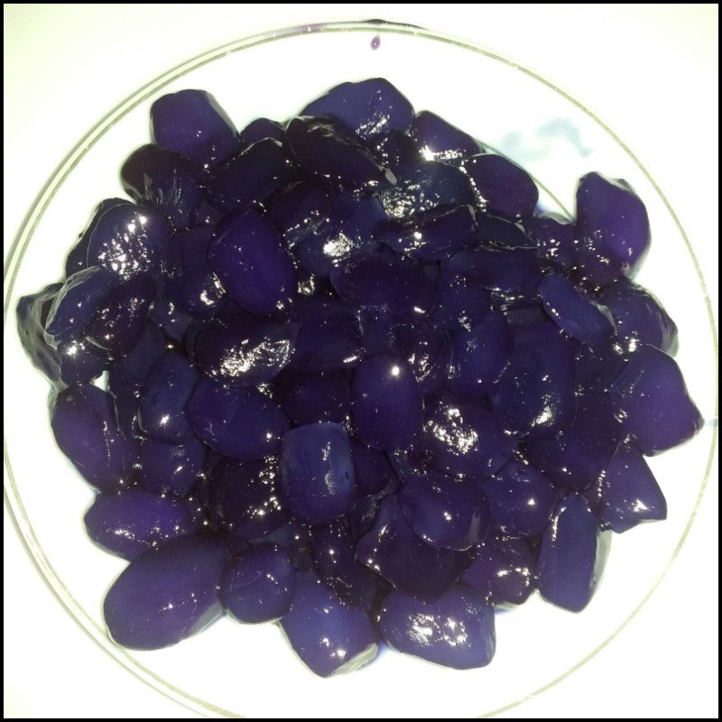 Step 4 Cook the jackfruit seeds. Jackfruit seeds cooked with butterfly pea flower.