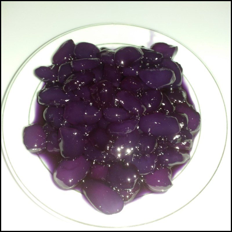 Step 4 Cook the jackfruit seeds. Jackfruit seeds cooked with butterfly pea flower.