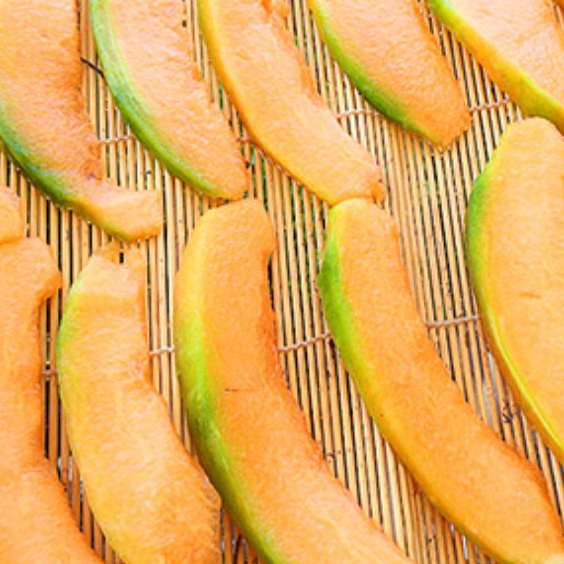 Step 3 Drying cantaloupe Cantaloupe jam