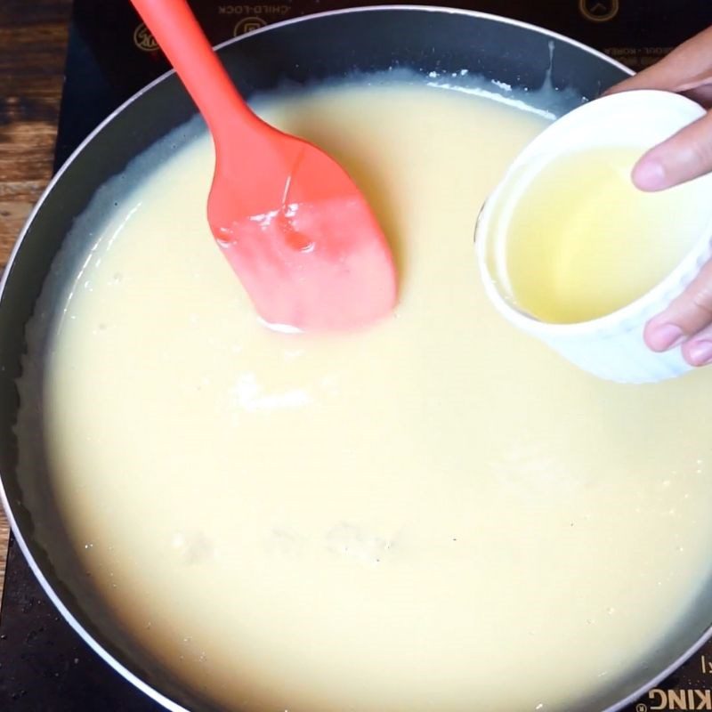 Step 3 Make the filling Green tea filling