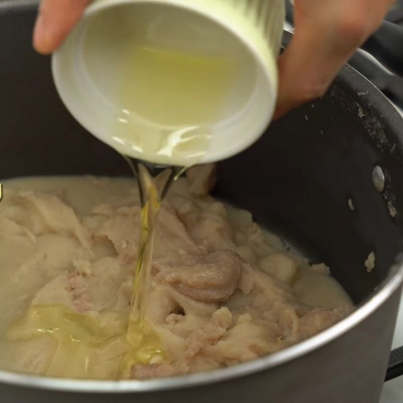 Step 4 Cook the taro filling Taro filling