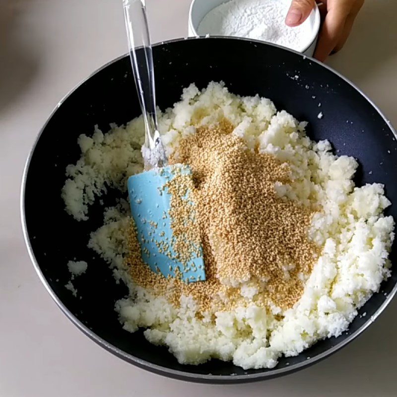 Step 2 Cook coconut milk filling Soft mooncake with coconut milk filling