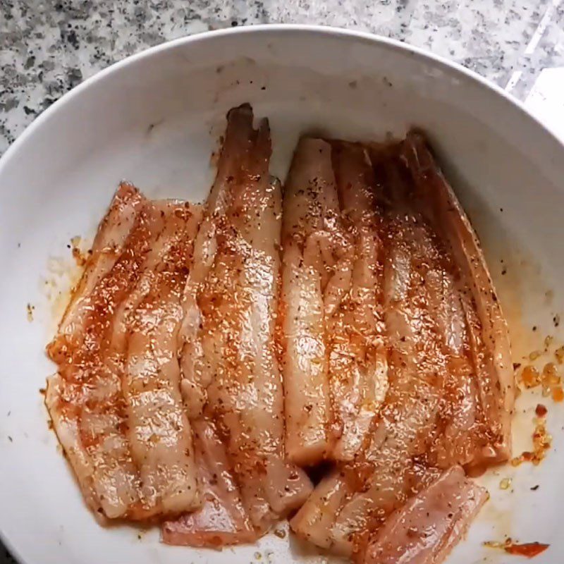 Step 1 Preparing the Catfish for Fried Catfish Fillet with Tamarind Sauce