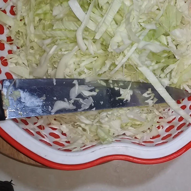 Step 1 Prepare the cabbage Sweet and Sour Stir-Fried Cabbage