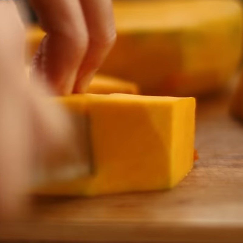 Step 1 Prepare the pumpkin Pumpkin Cheese Soup