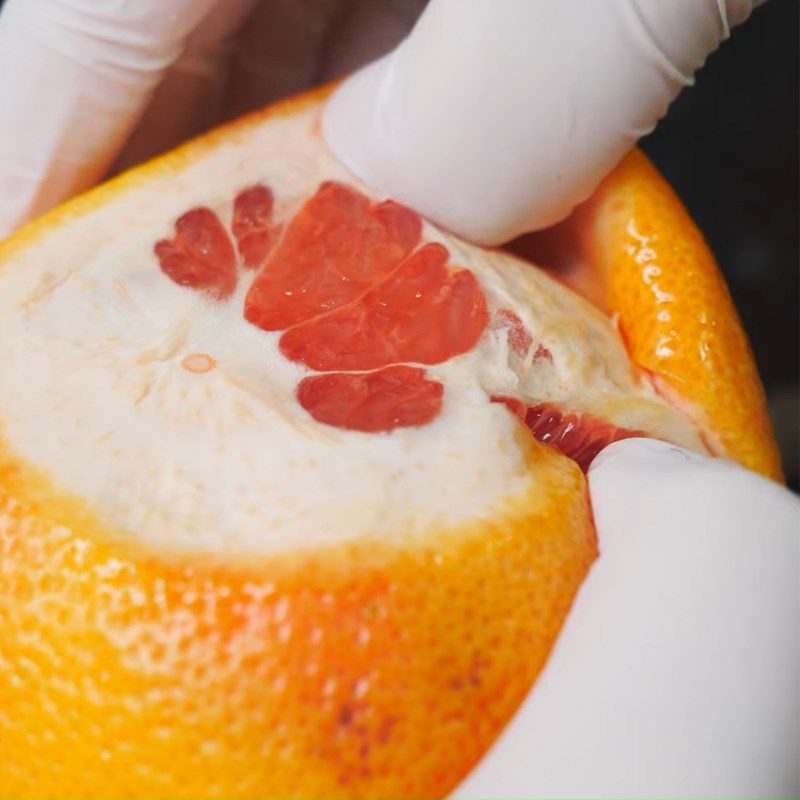 Step 6 Preparing grapefruit Grapefruit tart