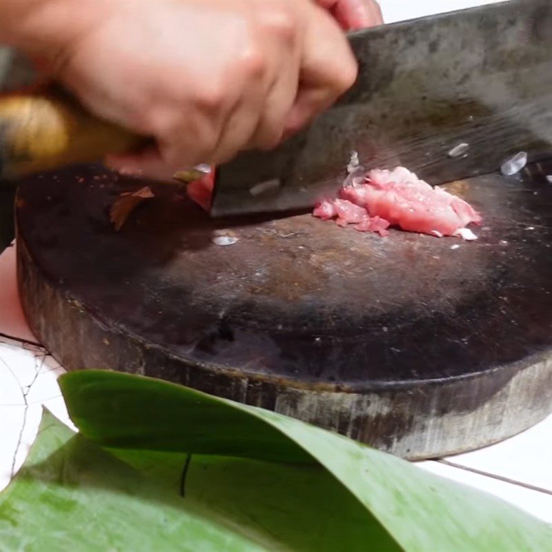 Step 1 Preparing carp for Carp Salad