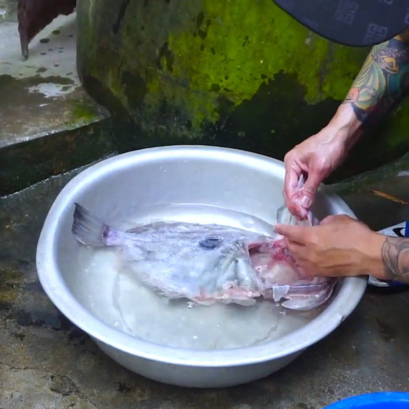 Step 1 Prepare sunfish Grilled sunfish