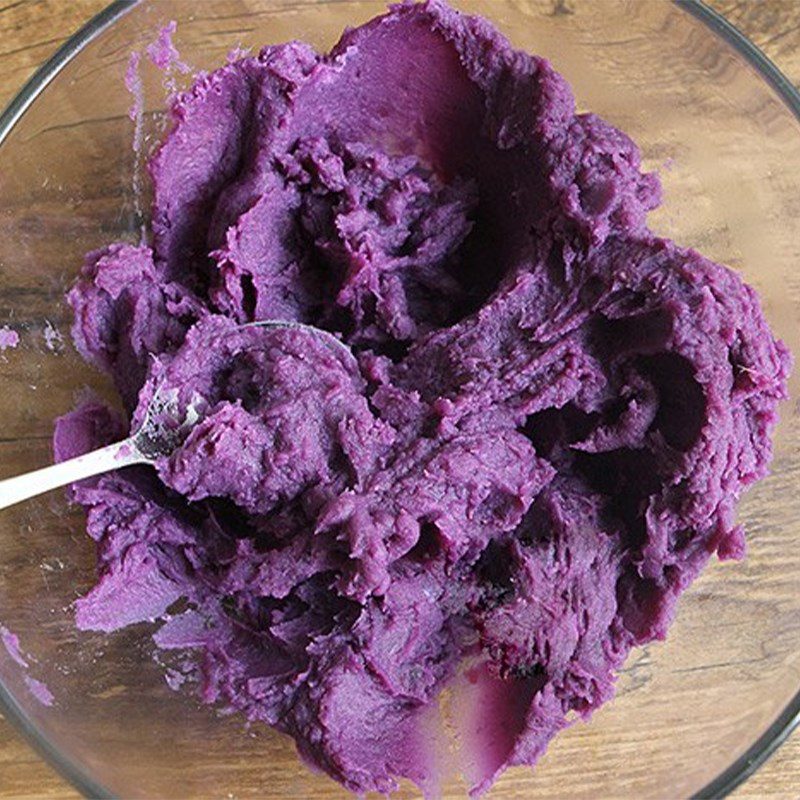 Step 1 Prepare the ingredients for Mooncakes with Purple Sweet Potato Filling