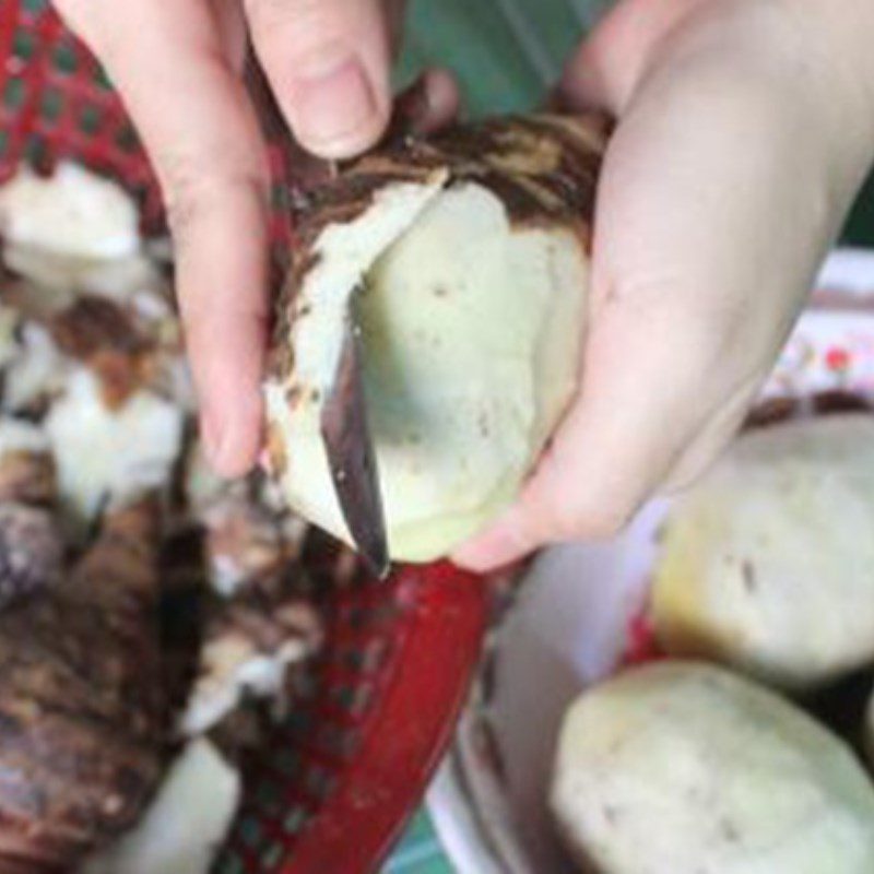 Step 1 Prepare the ingredients for Duck Porridge with Taro