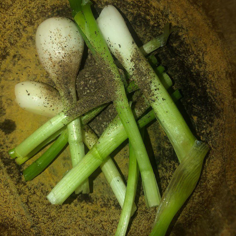 Step 1 Prepare the ingredients for stuffed bitter melon soup