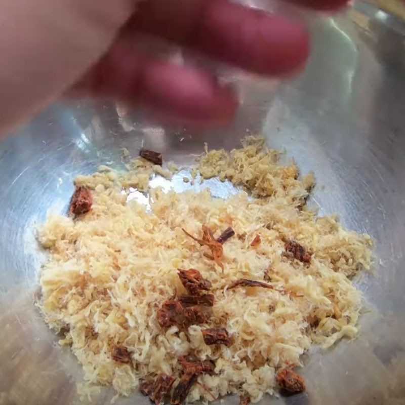 Step 3 Prepare the filling ingredients for mixed dry beef mooncake