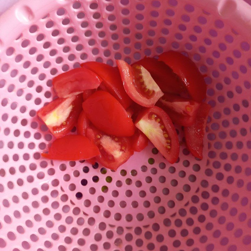 Step 2 Prepare other ingredients Mackerel with tomato sauce