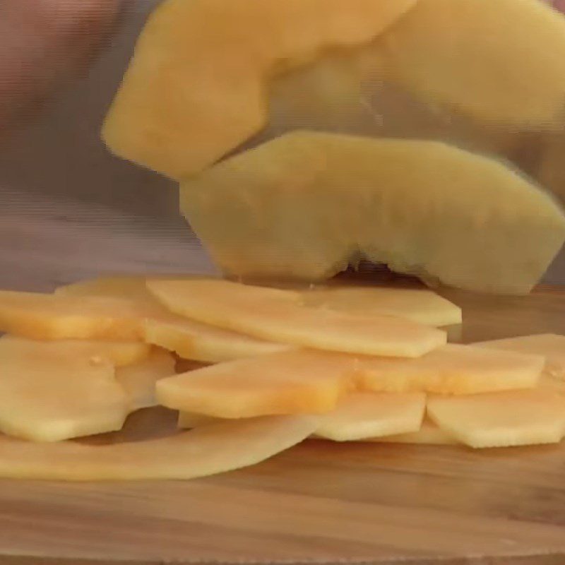 Step 2 Prepare other ingredients Stir-fried papaya with chicken