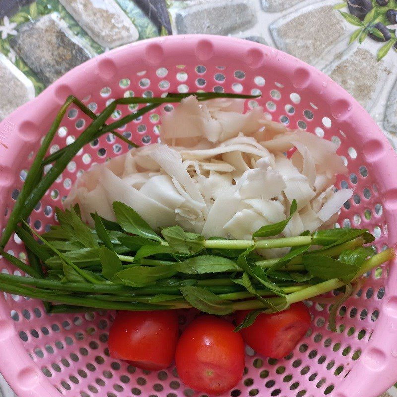 Step 2 Prepare other ingredients Fish soup with sour bamboo shoots