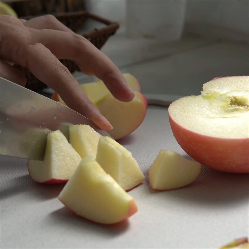 Step 2 Prepare other ingredients Honey fried chicken with mashed apple