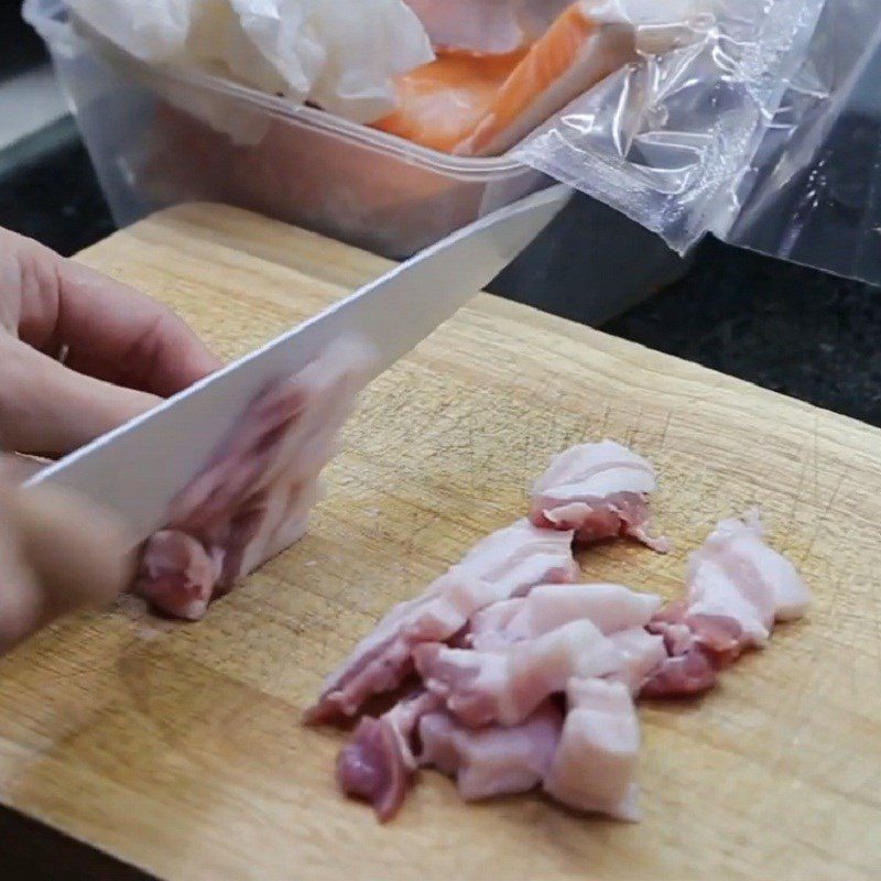 Step 2 Prepare other ingredients Braised salmon