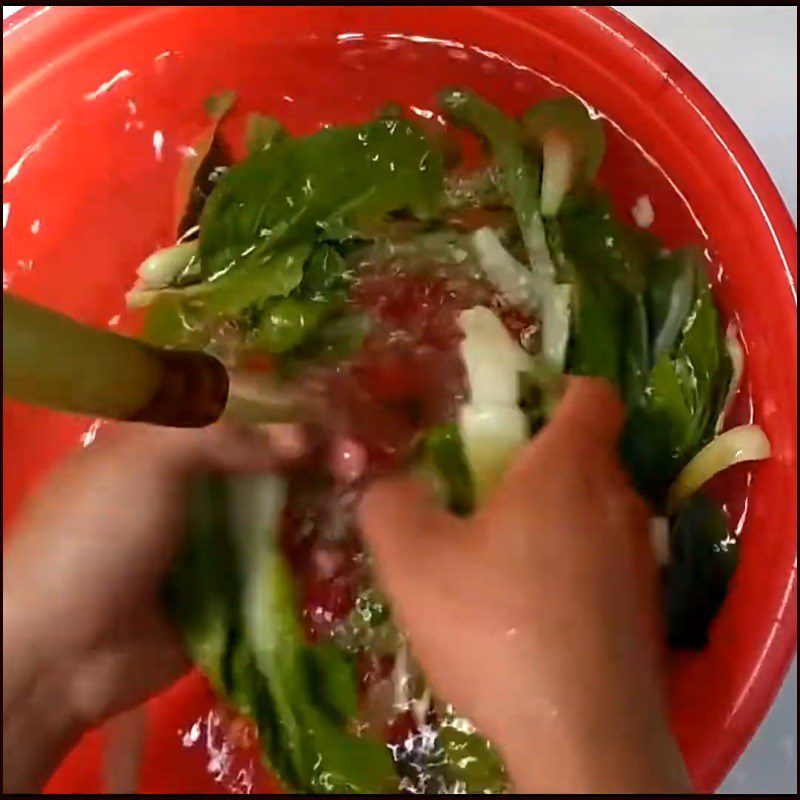 Step 2 Prepare the bok choy Stir-Fried Chicken Hearts with Bok Choy