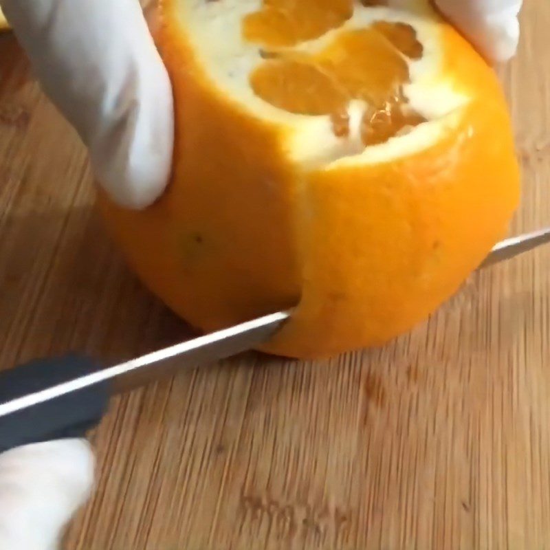 Step 1 Prepare the oranges for Orange Milk