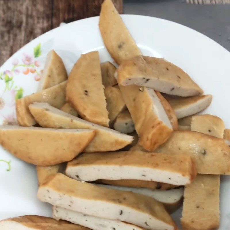 Step 1 Prepare the fish cake Braised Fish Cake with Pepper