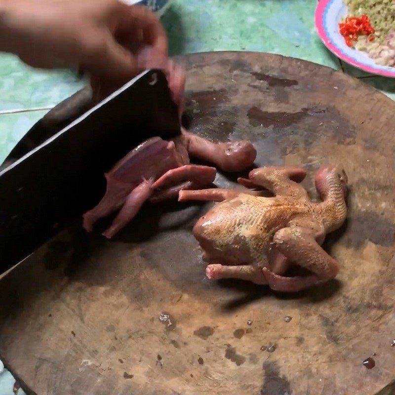 Step 1 Prepare the pigeon Stir-fried Pigeon with Lemongrass and Chili