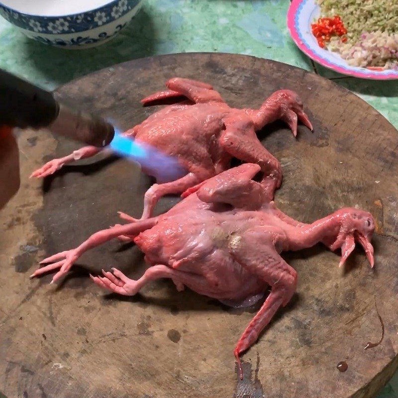 Step 1 Prepare the pigeon Stir-fried Pigeon with Lemongrass and Chili