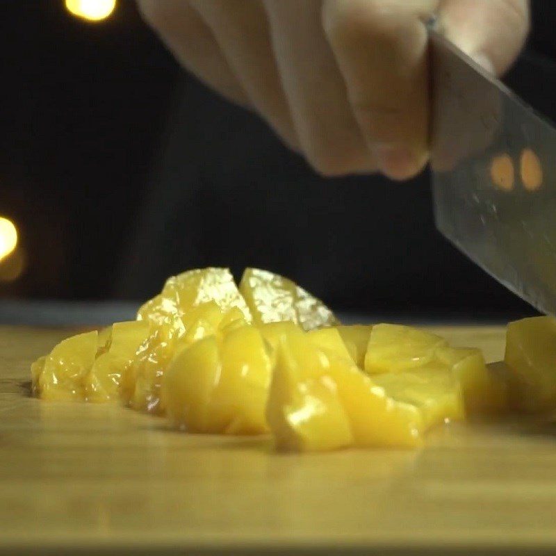 Step 1 Prepare the soaked peaches for Peach Iced Tea