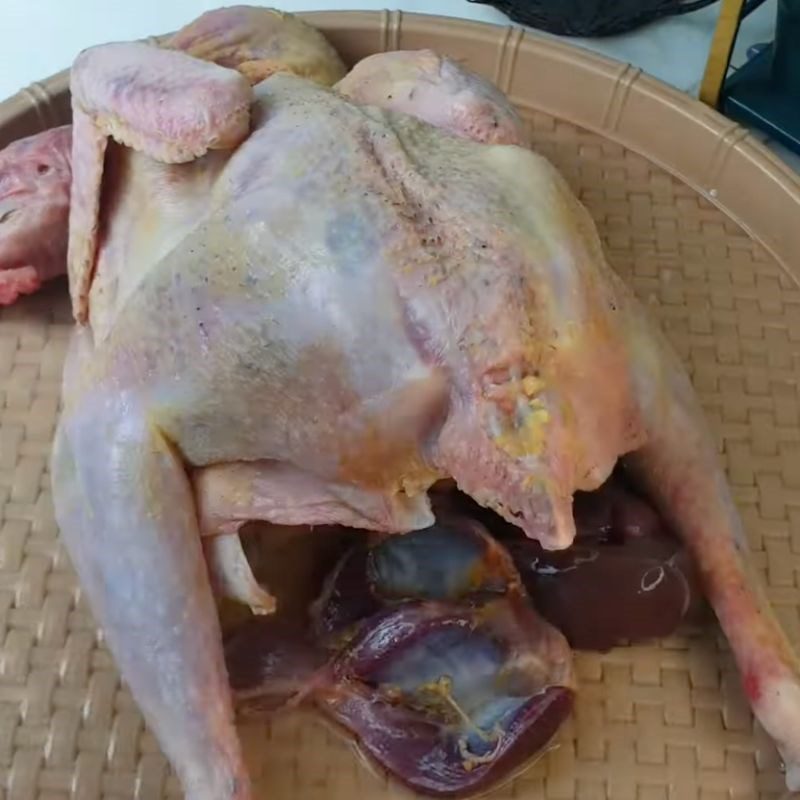 Step 1 Prepare the Chicken Steamed Chicken with Chúc Leaves