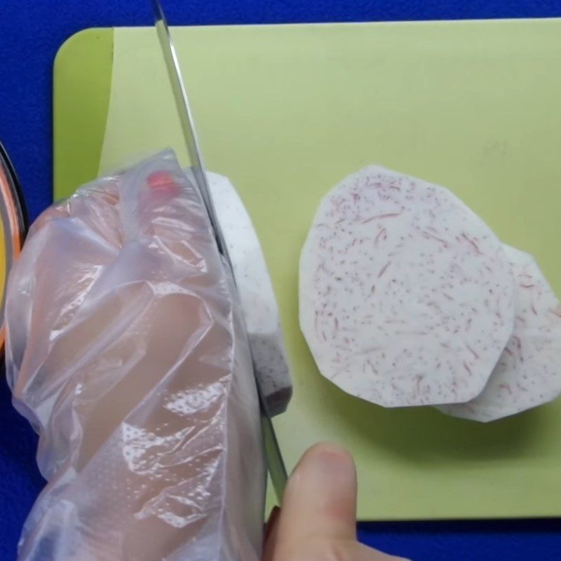 Step 1 Prepare the taro Fried Taro with Fish Sauce