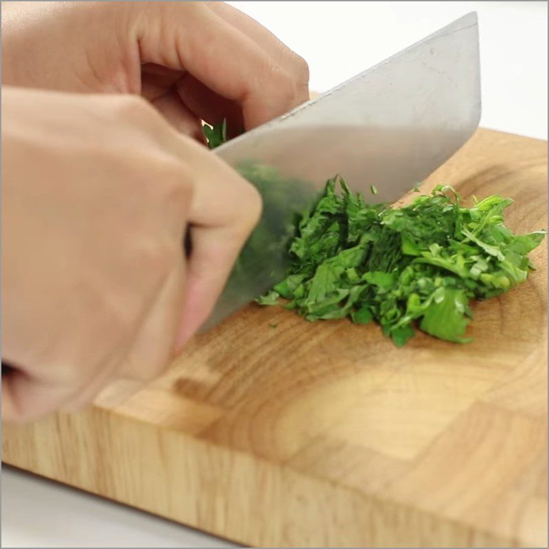 Step 1 Prepare the ingredients for Fried wormwood eggs