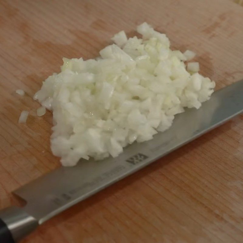 Step 1 Prepare ingredients for Fried Rice Omelette