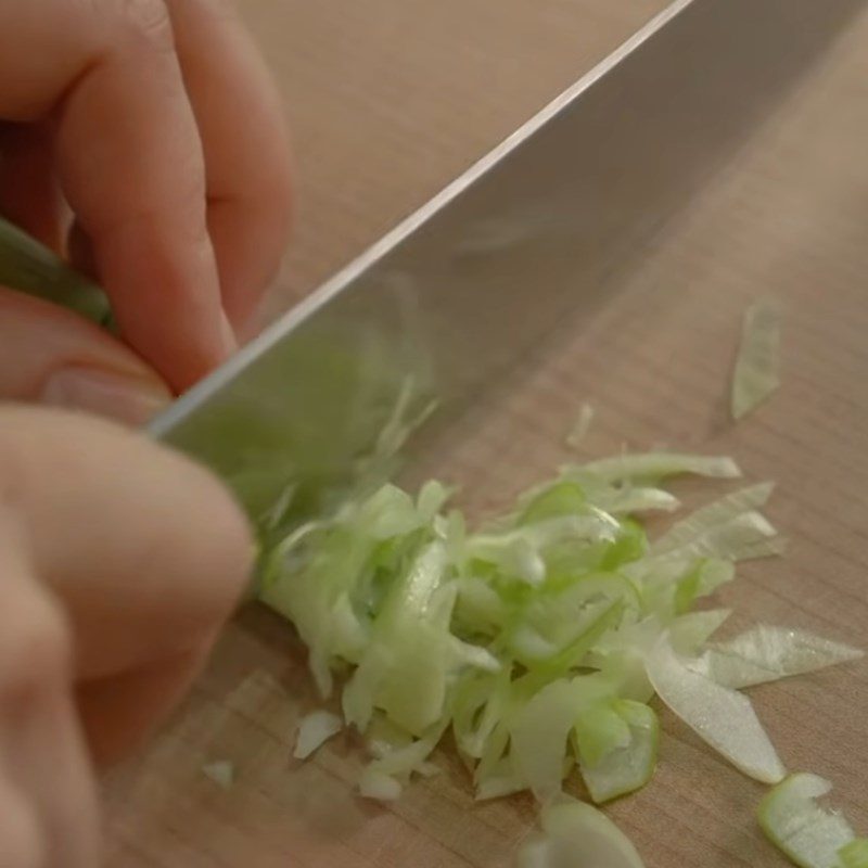 Step 1 Prepare ingredients for Fried Rice Omelette