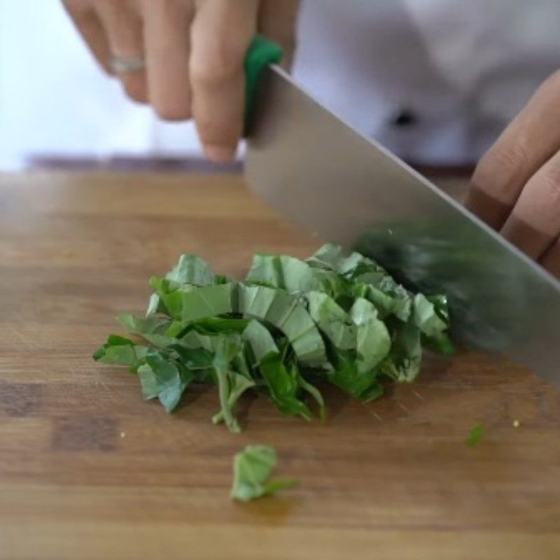 Step 2 Prepare the Accompanying Ingredients Fried Frog with Pepper Leaves