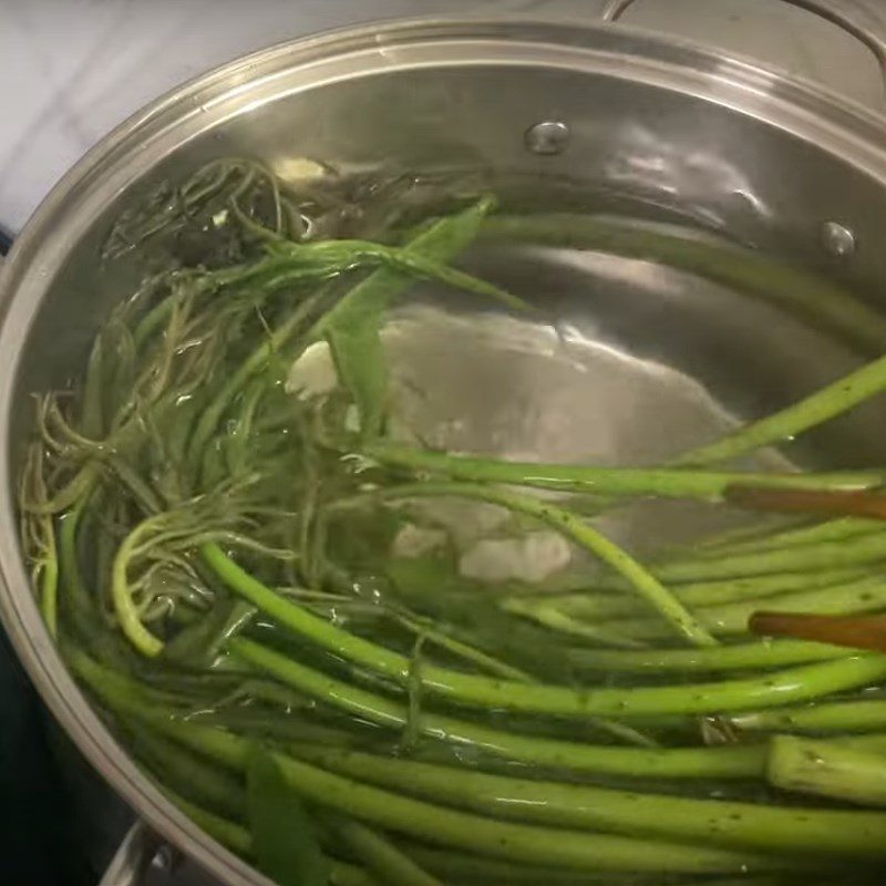 Step 1 Prepare the vegetable Salted vegetable