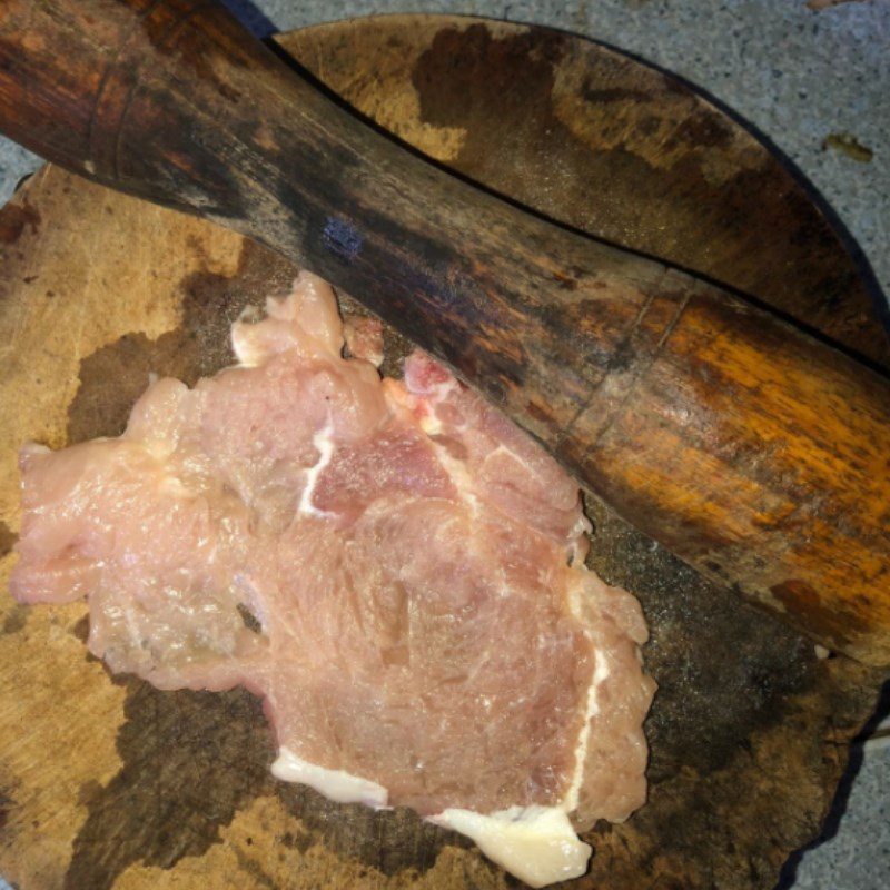 Step 1 Prepare the pork chop Fried pork chop rice