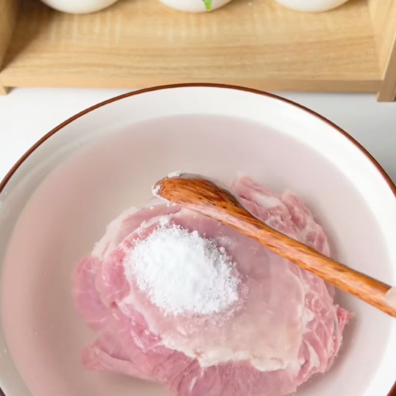 Step 1 Prepare the pork chop Fried Marinated Pork Chop