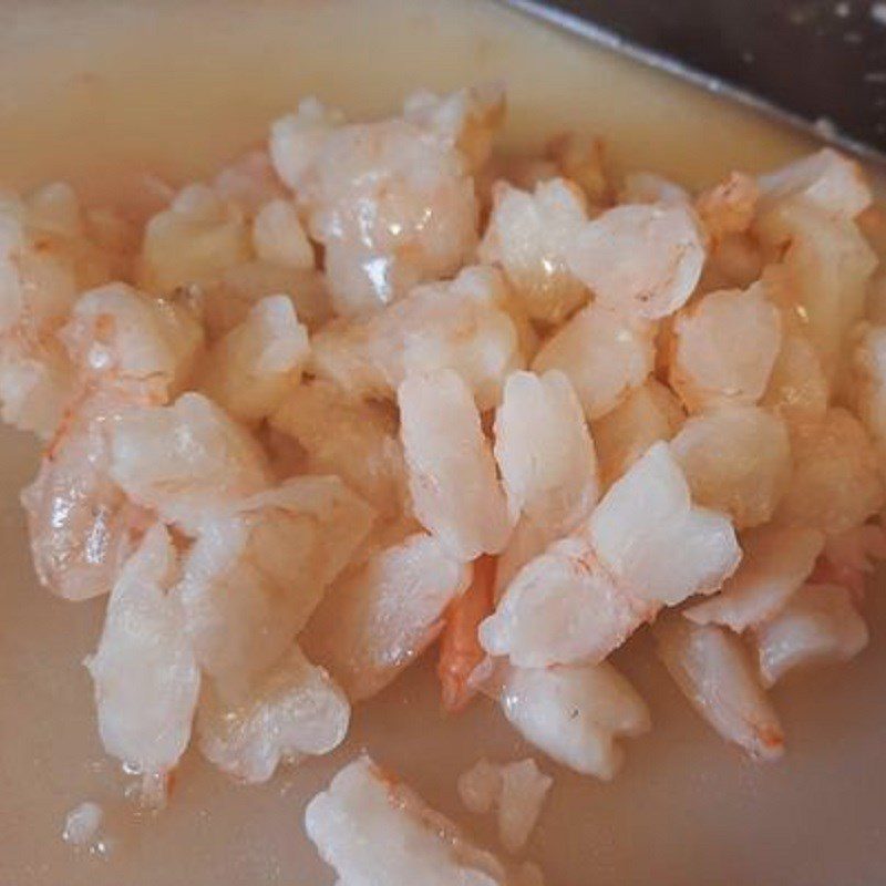 Step 1 Prepare shrimp and fish for Shrimp and Fish Cake