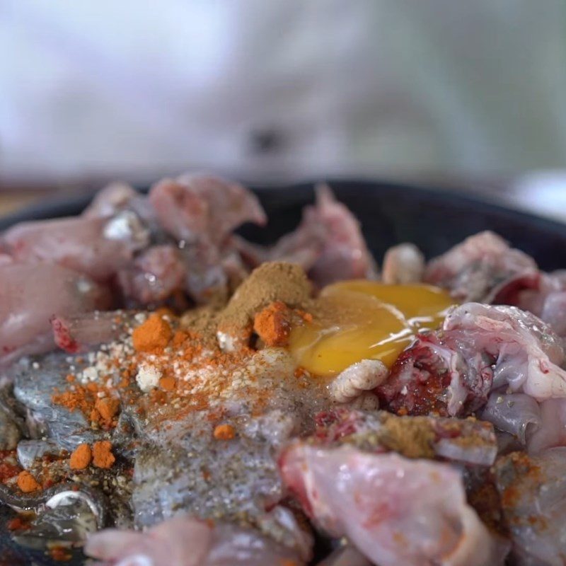 Step 1 Prepare and Marinate the Frog Fried Frog with Pepper Leaves