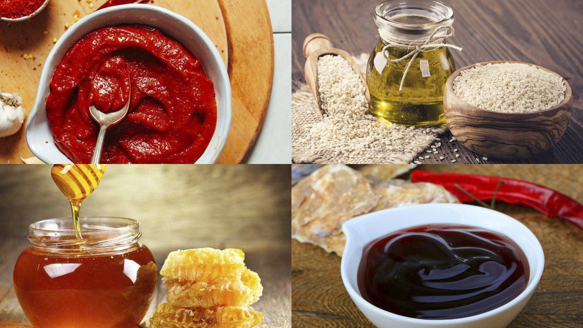 Ingredients for 12 ways to make grilled meat dipping sauce