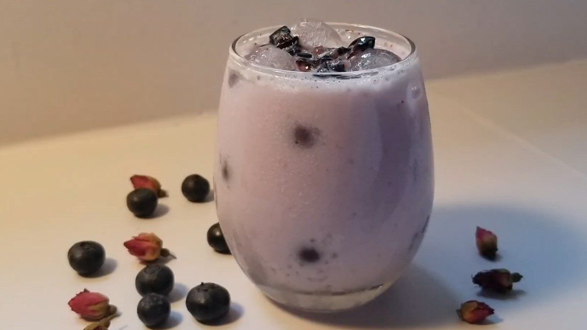 Blueberry Honey Milk