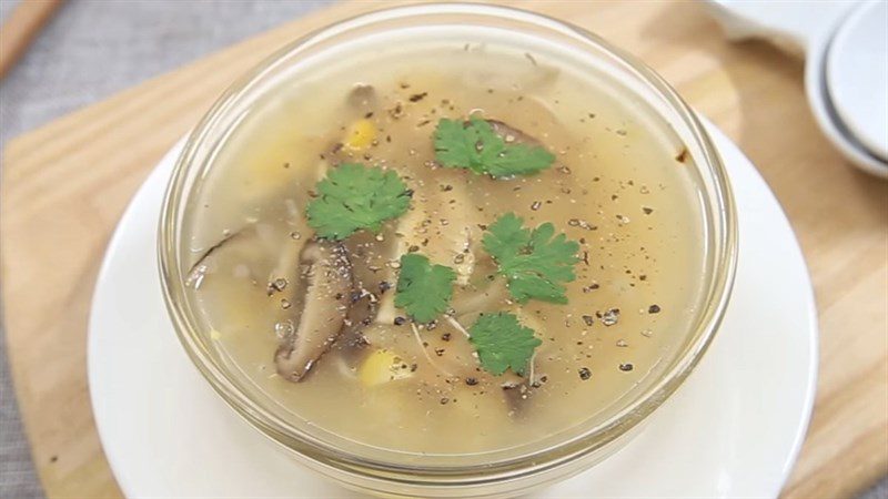 Chicken mushroom soup