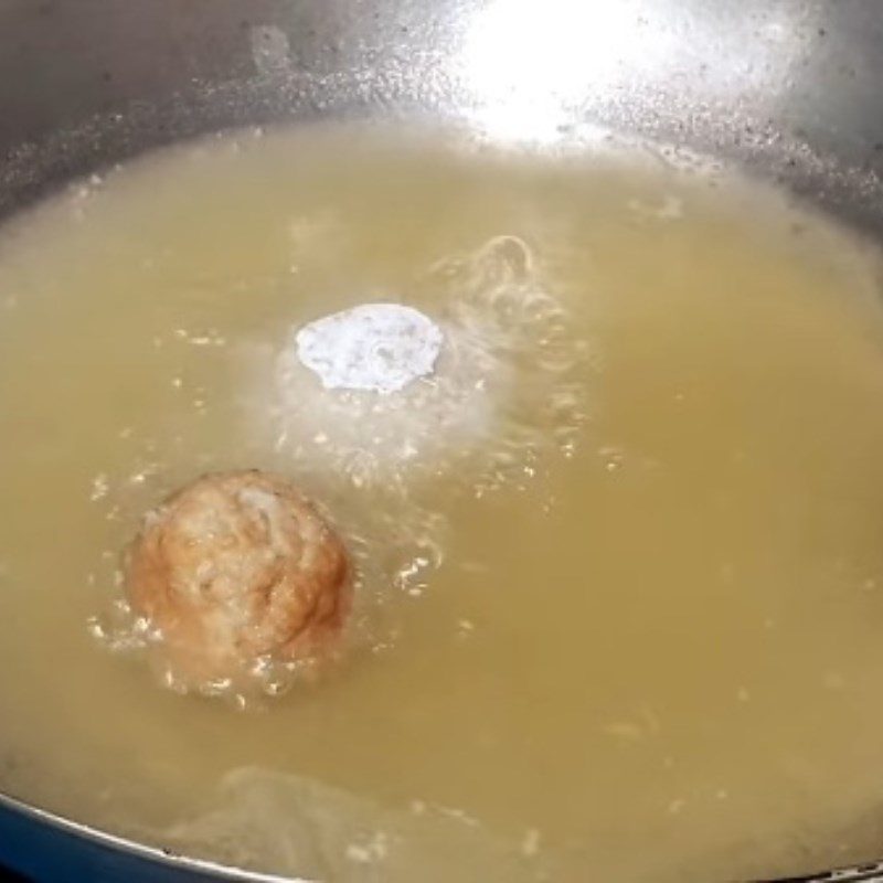 Step 3 Shaping and frying meatballs Vegan meatballs from mushrooms and vegetables