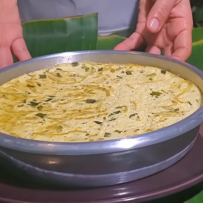 Step 3 Shaping and steaming the tofu Tofu with glass noodles