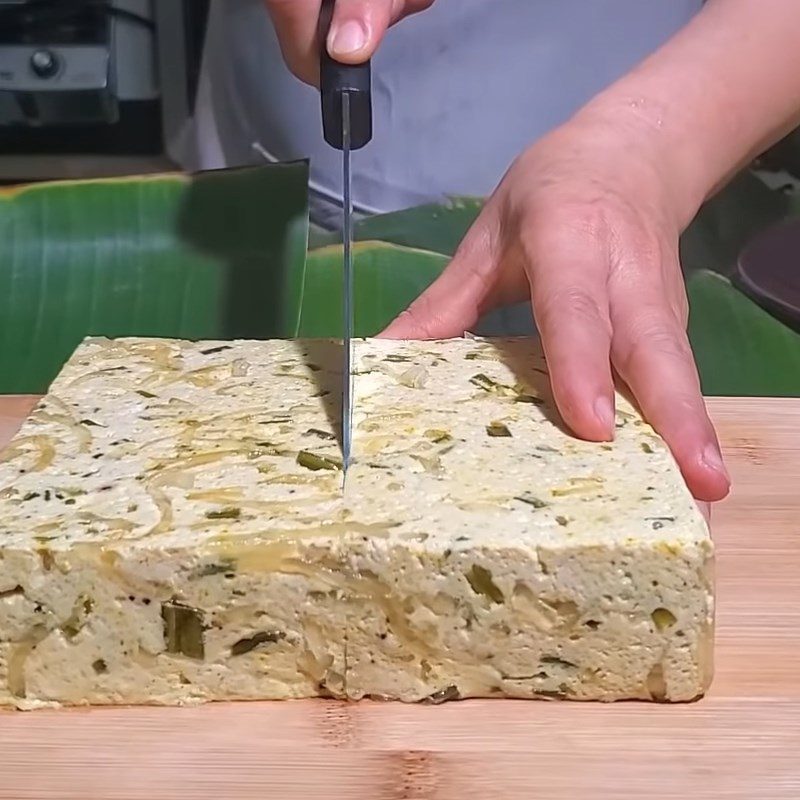 Step 3 Shaping and steaming tofu Tofu with vermicelli