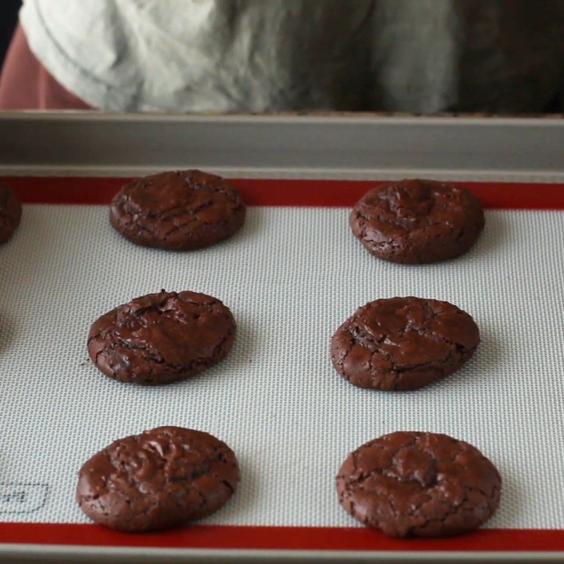 Step 4 Shaping and Baking Chocolate brownie cookies without flour