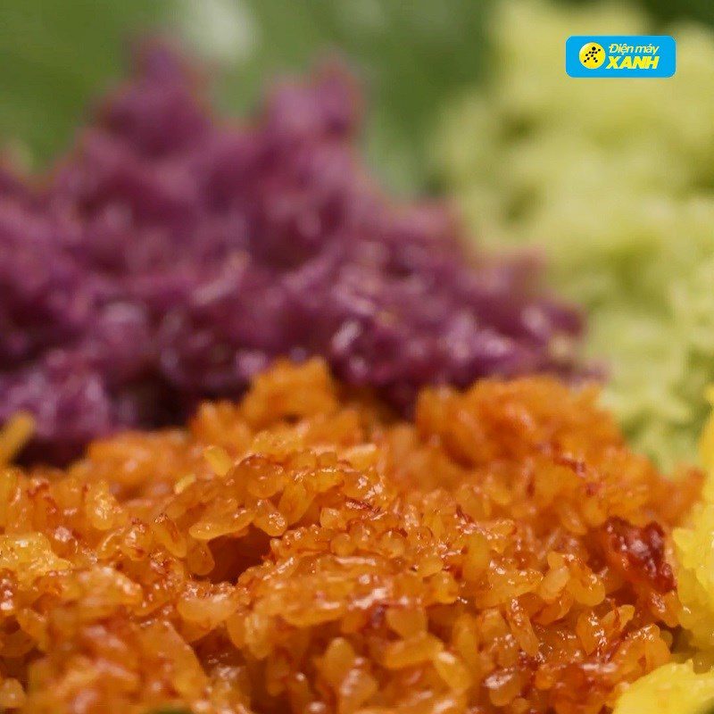 Step 4 Achievement of Colorful Sticky Rice